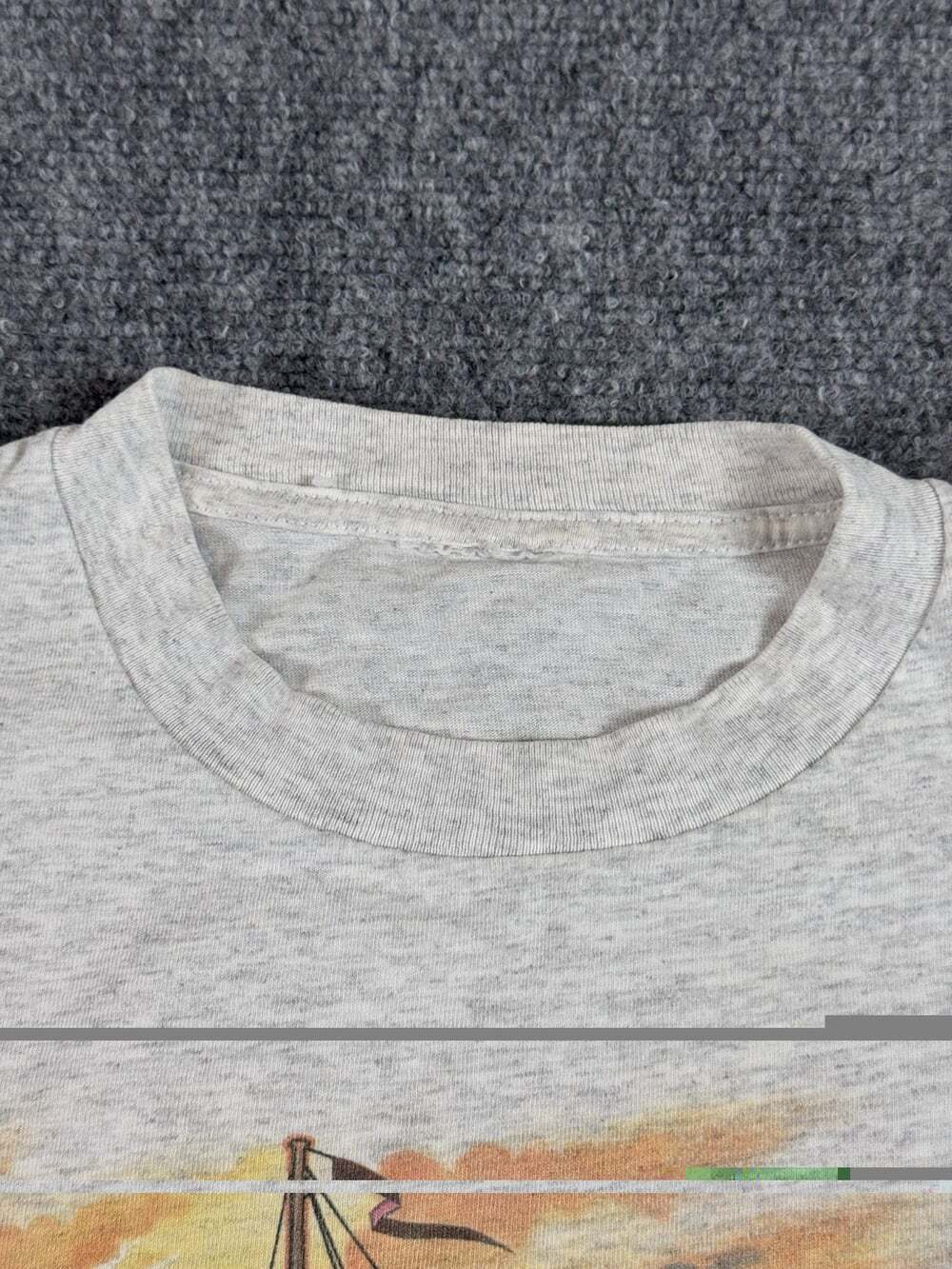 Vintage Single Stitch Sailing Ocean Nature Tshirt Size Large - Picture 3 of 11